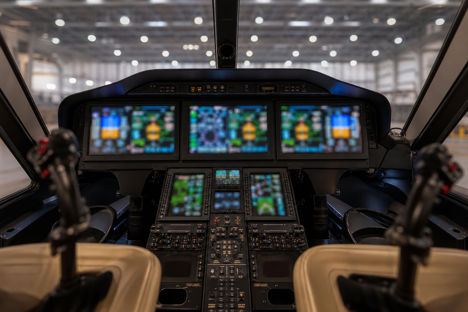 Helicopter cockpit instruments